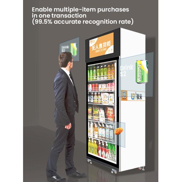 Minimal Hardware AI Vending Machine For Products W66*D68*H198cm