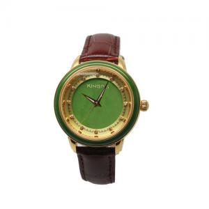 China Ladies Jade Auto Mechanical Watch , Mechanical Hand Watch With Stainless Steel Case on sale