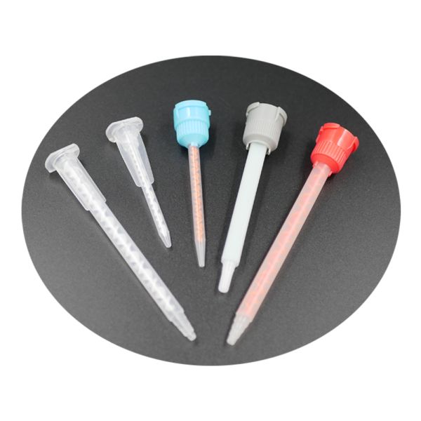 Static Cartridge Mixing Tip Resin Mixer Adhesive Gun Epoxy Mixing Nozzle Applicator for 50ml 10:1 Ratio