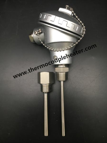 Buy Inserted Temperature Sensor RTD PT100 With Waterproof Head at wholesale prices