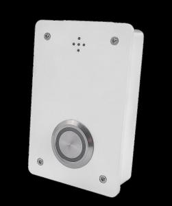Quality Silver SIP Ceiling Speaker Push To Talk Button With Microphone for sale