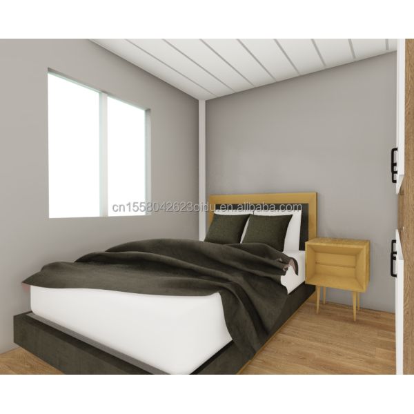 Container Houses Modern Design for Quick and Affordable Assembly of 3 Rooms 2 Bathrooms Prefabricated House