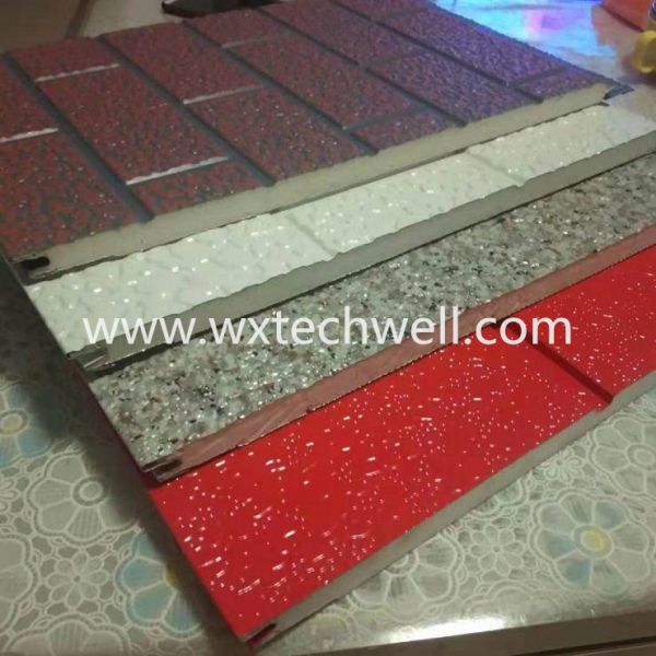 16 x 380mm PU Foam Insulated Exterior Decorative Wall Panel Roll Forming Machine