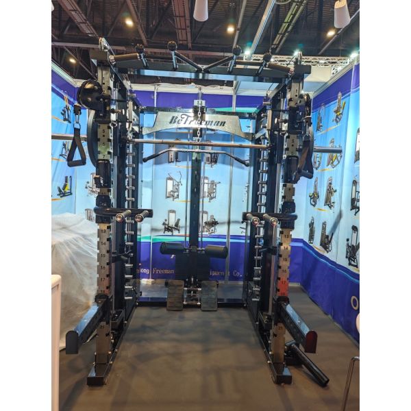 Complete Strength Training System: Power Cage, Squat Rack, and Multi-Functional Smith Machine