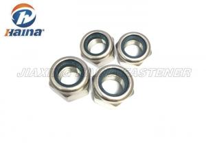 Quality Customized Hex Head Nuts With Nylon Washer Insert Plain Finish Tempering / Hardening for sale