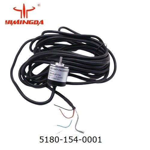 Encoder 50 Pulsate With 6m Cable Motor 100 Pulse 1024 Shaft 10m Cable Auto Cutter Spare Parts