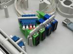 24 Cores 3 Ports Fiber Optic Cable Joint Box Enclosure IP65 GP62DW-3 With Splice