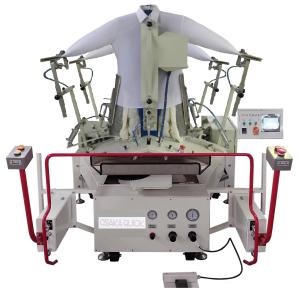 Touch Screen PLC Automatic Press Machine For Clothes