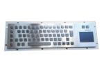 82 key industrial touchpad keyboard with 12 function key and built-in mouse