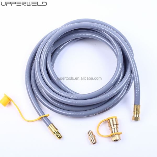 OEM Customized UP008-010 3/8-Inch Natural Gas Hose Propane Gas Hose with Quick Connect Hose Kit