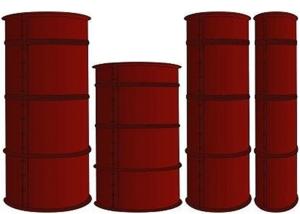 Quality Strong Construction Formwork System Round Column Formwork SGS Approved for sale