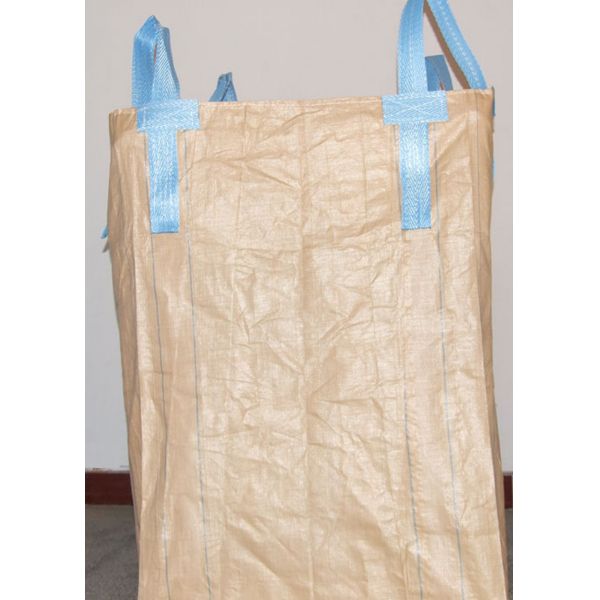 U Panel Industrial PP FIBC Jumbo Bags With Cross Corner Loops Samples Free