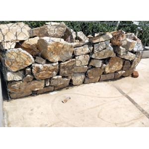 Quality Hot Dip Galvanized 60mm 80mm Wire Cage Stone Retaining Walls for sale