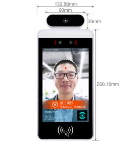 Quality RFID Face Recognition Biometric Device Access Control Live Detection Linux Operating System for sale