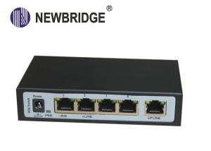Quality 100M 4 Port + 1 RJ45 Port PoE Ethernet Switch for IP camera solution for sale