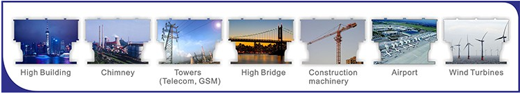 240Km/h ICAO Medium Intensity Obstruction Light Flash Mode AH-MI-B2