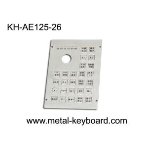 Quality 26 keys Customized Layout Industrial Metal Keyboard with Functions Keys for sale
