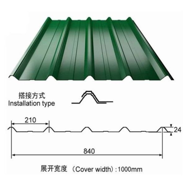 Metal Painted Casted Galvanized 840 Ibr Roof Panel Roll Forming Machine For Building Materials