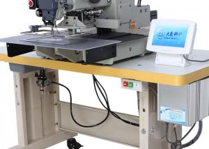 Quality Leather Industrial Flatlock Sewing Machine , Thick Fabric Programmable Sewing Machine for sale