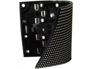 China Flexible Led Display Module Soft Rubber Creative Module Concave Installation on sale