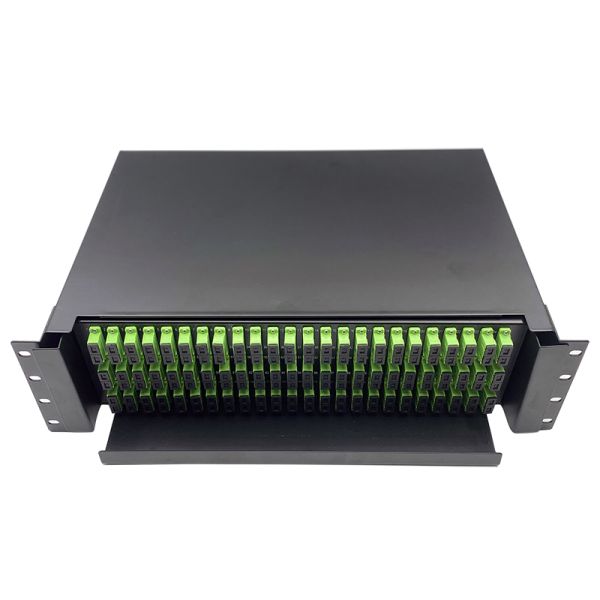 Data Center 19' 3U Rack Mount Fiber Patch Panel CRS Cold Rolled Steel