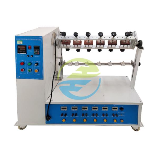 Buy Power Cord Bending Tester Accurately Test Tensile Strength 6 Test Stations Support 1 - 999999 Times Bending Test, With A Flexible And Adjustable Rate Of 10 - 60rpm at wholesale prices