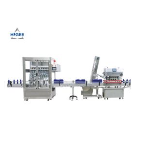 Juice Soda Beer Beverage Filling Line And Capping Labeling Machine