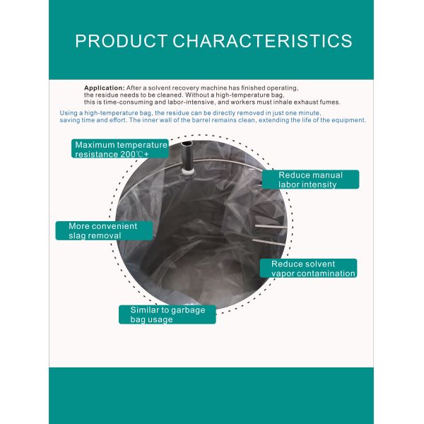 Factory Store Specialized Bags For High Temperature Resistant Corrosion Resistant Explosion Proof Solvent Recovery Machines