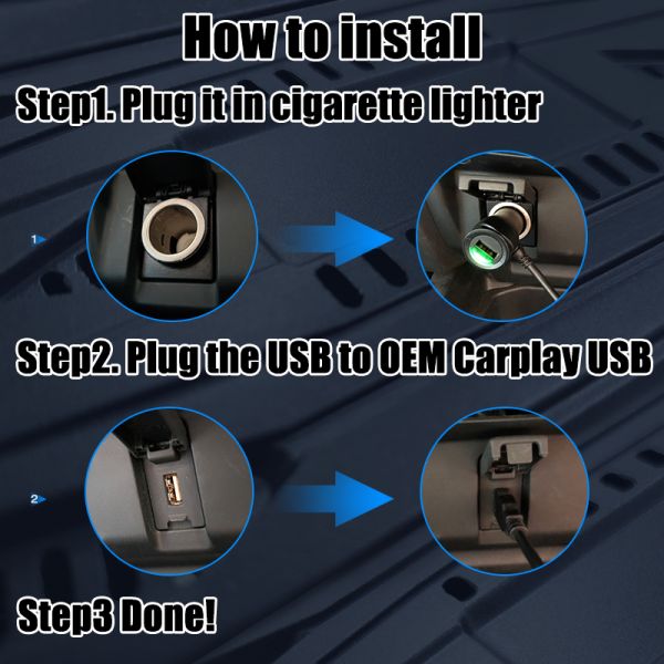 12VDC Carplay Multimedia Video Interface 4GB RAM For Volkswagen Skoda Seat Car