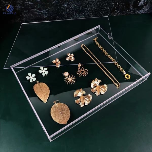 Acrylic Lucite Serving Tray Easy To Clean Acrylic Storage Tray 3mm Thickness