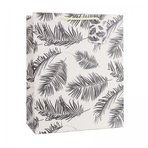 Quality Reusable plant design art paper bag cash on sale wholesale for sale