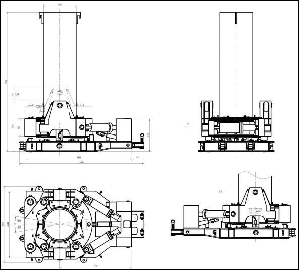 28 Mpa Operating Pressure Casing Oscillator for Rotary Drilling Rig Casing Construction KRT150
