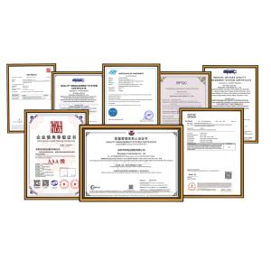 Shenzhen Crida Model Co., Ltd. Certifications