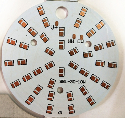 White Soldermask Aluminium ENIG / HASL Surface Durable PCB Printed Circuit Board PCB Board For LED