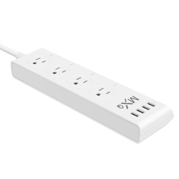 Buy Fast Charging 4 USB Network Controlled Power Strip With Timer / Countdown Functions at wholesale prices