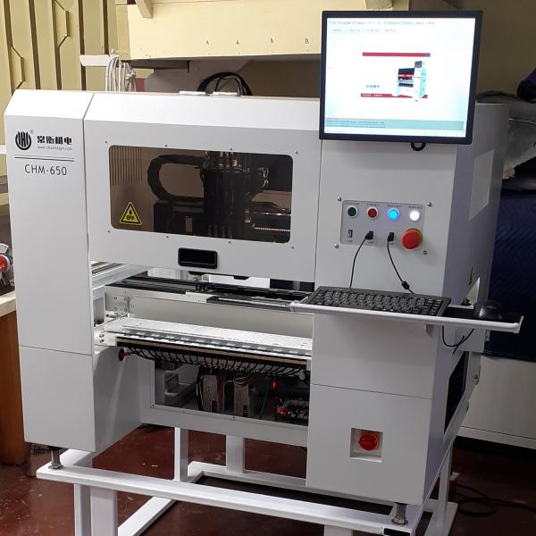Buy Table Top CHM-650 High Precision 4 Heads SMT PCB Component Mounting Machine at wholesale prices