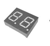 Buy Dual Digit Multi Segment LED Display 0.36 Inch 7 Segment Common Anode at wholesale prices