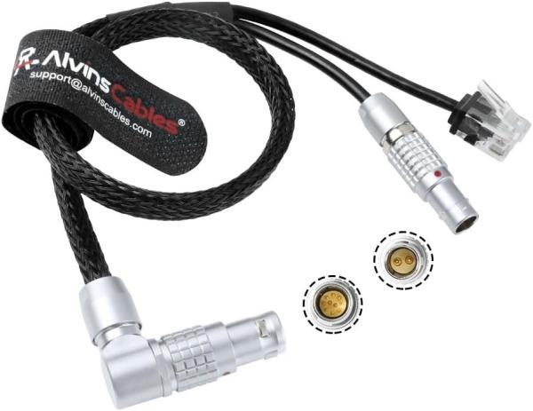 Buy Alvin's Cables Control Cable for ARRI ETH 10 Pin Rotatable Right Angle to RJ45 and 2 Pin Male 24V Power Cable for ARRI Alexa Mini LF| LF| Mini| SXT| 35 Camera, Teradek COLR at wholesale prices