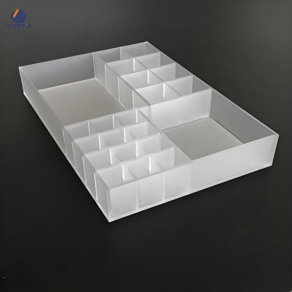 Buy Handmade Acrylic Storage Box Stackable Space Saving Acrylic Plastic Storage Containers at wholesale prices