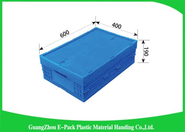 Buy Stackable Plastic Pallet Boxes PP Material , Folding Plastic Crates Transport Moving at wholesale prices