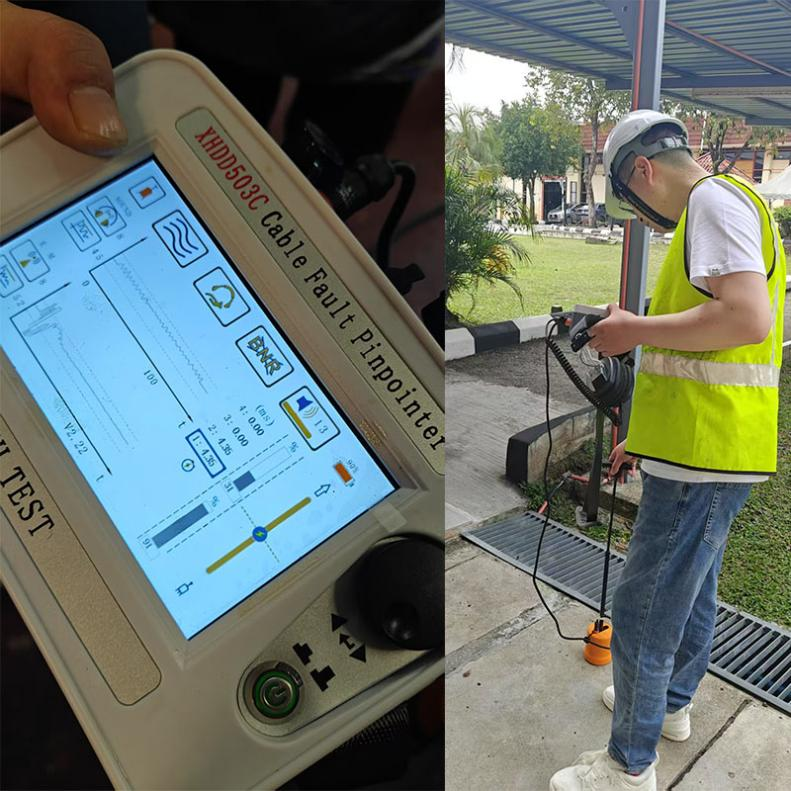 XHDD503C Digital underground cable fault pinpointer for Precise and Accurate Fault Detection