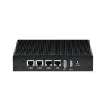 Industrial Fanless Mini Computer Linux Intel N100 DDR4 16G RAM 4LAN Dual COM