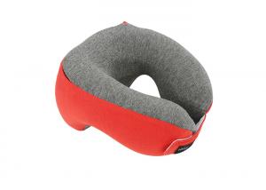 China Non Toxic Organic Memory Foam Neck Pillow 100% Cotton Baby Car Travel Neck Head Rest on sale