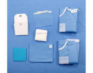 China Implant Sterile Surgical Packs With Split Drape, Water Resistance Sterile Procedure Pack on sale