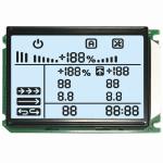 3.0 Inch LCM LCD Segment Display TN 7 Segment Lcd For Measuring Equipment