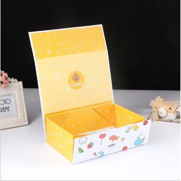 Foldable Recyclable Matt Lamination Cardboard Toy Box