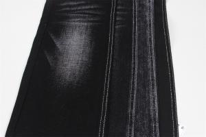 Quality Black Shade 11.8Oz Cotton Polyester Denim Fabric For Skirts Shorts for sale