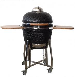Quality Garden Outdoor 22 Inch  Ceramic Kamado Charcoal Grill for sale