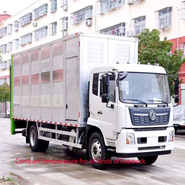 Custom Dongfeng 6x2 8x4 Lhd Rhd Constant Temperature Pig Transportation Crate Pig Transport Truck