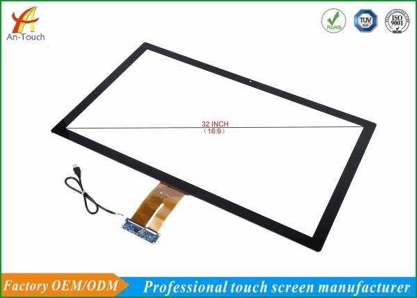 Buy High End 32 Touch Screen Display With I2C / USB Interface , Anti - Interference Ability at wholesale prices